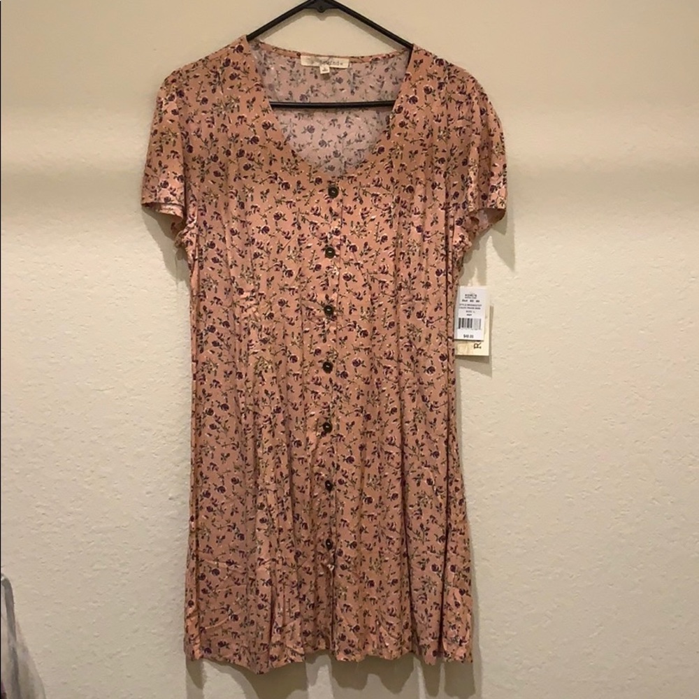 Rose pink dress